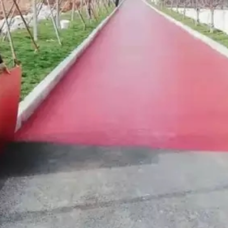 新疆​ 彩色路面喷涂翻新是一种低成本